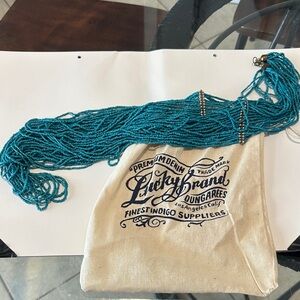 Lucky Brand Turquoise Beaded Necklace
